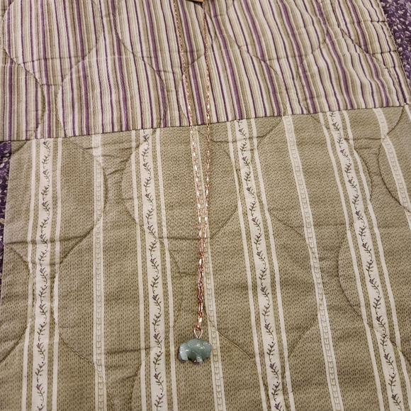 Stunning Jade buffalo on a 24" chain. Handmade - Picture 4 of 4